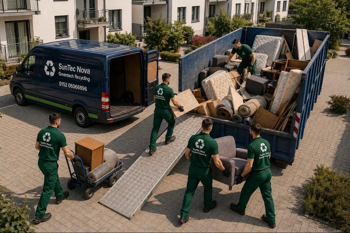 Container und fachgerechte Entsorgung