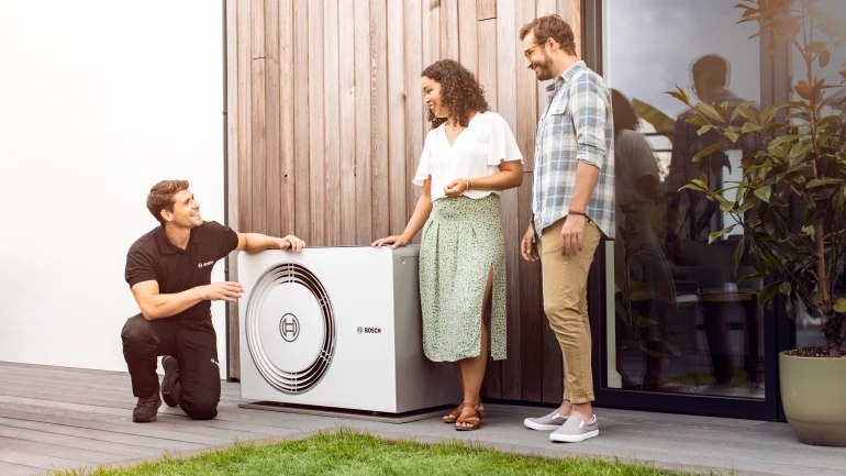 Bosch Wärmepumpe – Installation durch SunTec Nova im Rhein-Main-Gebiet